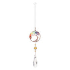 Chandelier Crystals Ball Prism Pendant Maker Sun Catcher Crystal Rainbow Maker Drops Hang for Window Home Decor Car Charms Hanging  Wind Chimes Hanging Ornament Garden Decor Stevvex