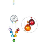 Chandelier Wind Chimes Ab Coating Crystal Prisms Hanging Sun Catcher Rainbow Chaser Crystals Ball Prisms  Window Curtains Pendant Home Decor Gifts Garden Patio Yard Stevvex