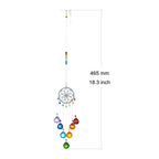 Chandelier Wind Chimes Crystal Prisms Hanging Sun Catcher Beads Chain Sphere Chandelier Lamps Light Pendant for Christmas Day Wedding Plants Cars Window Décor Rainbow  Window Curtains Pendant Home Decor Gifts Stevvex