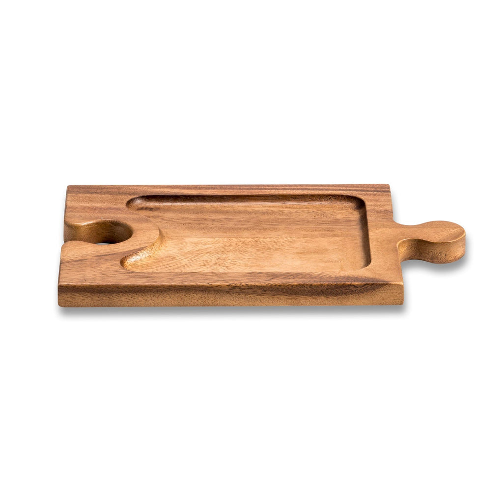 Charcuterie Wine Glass Holder Interlocking Puzzle Boards Modular Serving Tray BandsCo Straps