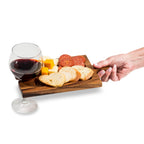 Charcuterie Wine Glass Holder Interlocking Puzzle Boards Modular Serving Tray BandsCo Straps