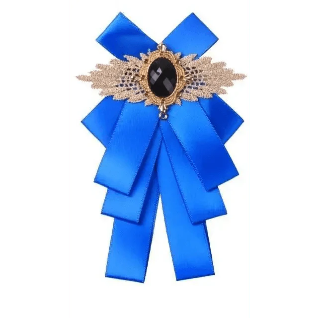 Charming  Butterfly Ladies Bowtie Casual Solid Color Rhinestone Brooch Bowties For Women Fashionable Wedding  Bowtie Stevvex