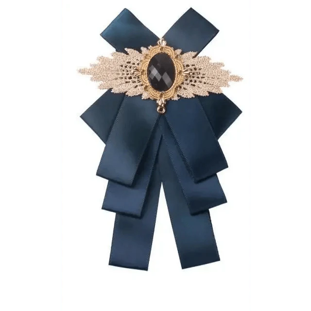 Charming  Butterfly Ladies Bowtie Casual Solid Color Rhinestone Brooch Bowties For Women Fashionable Wedding  Bowtie Stevvex