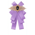Charming  Butterfly Ladies Bowtie Casual Solid Color Rhinestone Brooch Bowties For Women Fashionable Wedding  Bowtie Stevvex