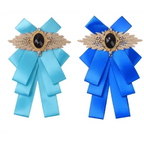 Charming  Butterfly Ladies Bowtie Casual Solid Color Rhinestone Brooch Bowties For Women Fashionable Wedding  Bowtie Stevvex