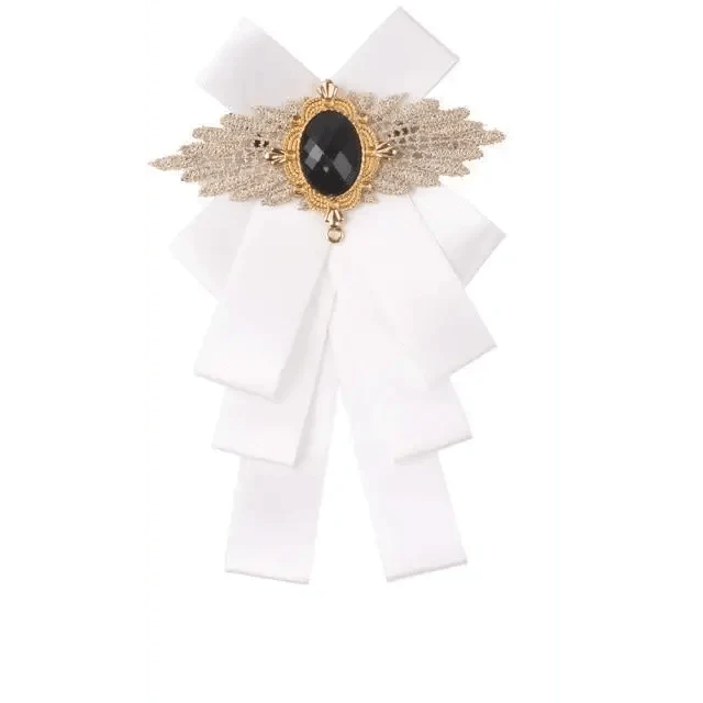Charming  Butterfly Ladies Bowtie Casual Solid Color Rhinestone Brooch Bowties For Women Fashionable Wedding  Bowtie Stevvex