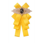 Charming  Butterfly Ladies Bowtie Casual Solid Color Rhinestone Brooch Bowties For Women Fashionable Wedding  Bowtie Stevvex