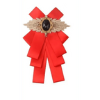 Charming  Butterfly Ladies Bowtie Casual Solid Color Rhinestone Brooch Bowties For Women Fashionable Wedding  Bowtie Stevvex