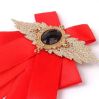 Charming  Butterfly Ladies Bowtie Casual Solid Color Rhinestone Brooch Bowties For Women Fashionable Wedding  Bowtie Stevvex