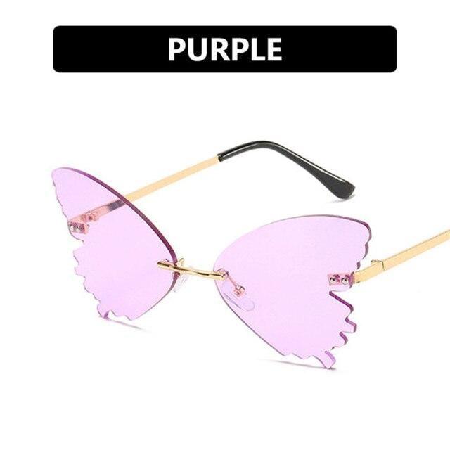 Charming Butterfly Sunglasses Women Luxury Design Glasses Women Summer Oversized Anti-reflective Eyeglasses Women Cool Fashion Trendy Sunglasses Stevvex