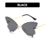 Charming Butterfly Sunglasses Women Luxury Design Glasses Women Summer Oversized Anti-reflective Eyeglasses Women Cool Fashion Trendy Sunglasses Stevvex