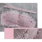 Charming Floral Embroidery Bras for Women Tied Lingerie Seamless Bra Bralette Wireless Brassiere Female Underwear Intimates Stevvex