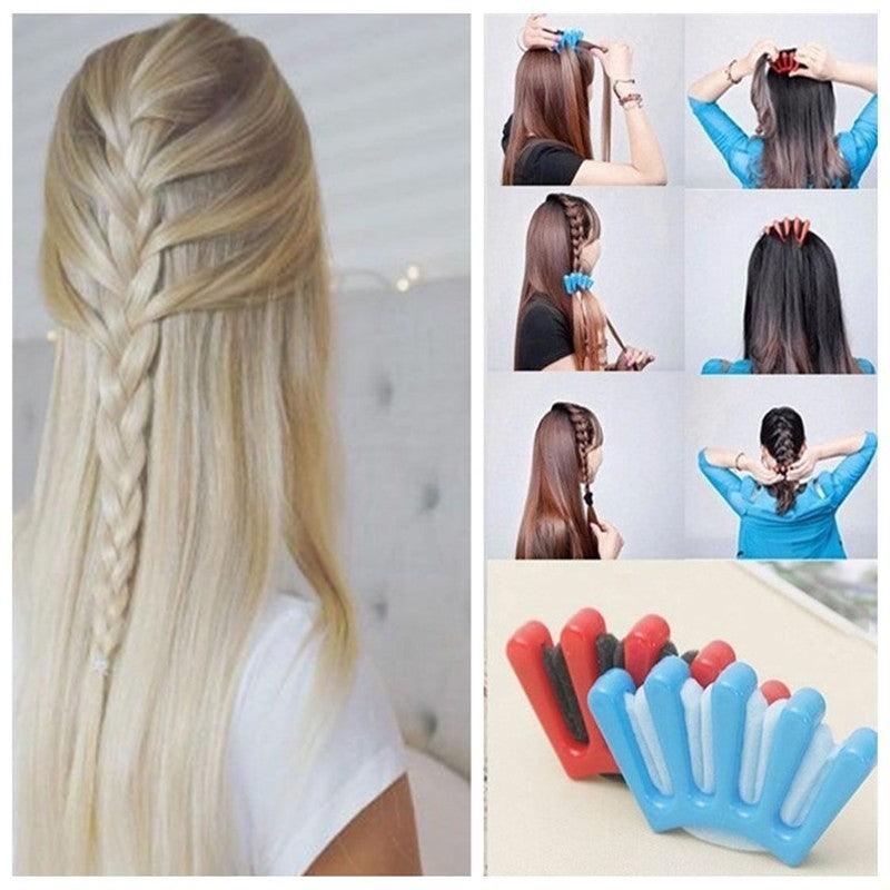 Charming French Style 1pcs Women Girls Sponge Hair Braider Plait Hair Twist Braiding Tool Hair Styling Tools Small And Easy to Carry Hair Accessories Stevvex