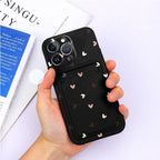 Charming Silicone Soft Anti-Scratch Cases For iPhone 13 Pro Max Case Silicone Wallet Card Holder Cover For iPhone 13 Mini 13ProMax 13Pro Flower Butterfly Beautiful Design Card Holder iPhone Case Stevvex