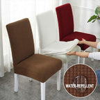 Cheap Waterproof Chair Cover Elastic Spandex Chair Covers for Dining Room Kitchen Stretch Chair Slipcover High Back Chair Covers For Dining Room Dining Kitchen Stretch Decorative Waterproof Spandex Chair Protectors Cover Stevvex