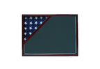 Shadow box for 3x5 flag, Cherry finish The Military Gift Store