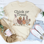 Chick or Treat Tee Peachy Sunday