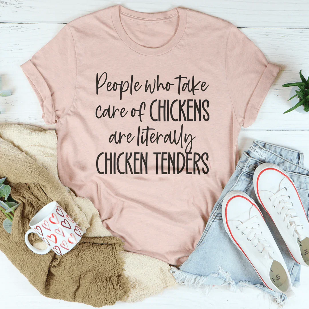 Chicken Tenders Tee Peachy Sunday