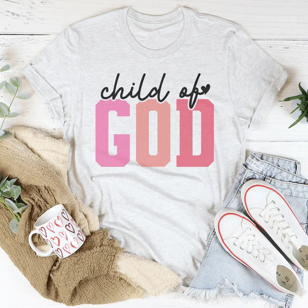 Child of God Tee Peachy Sunday