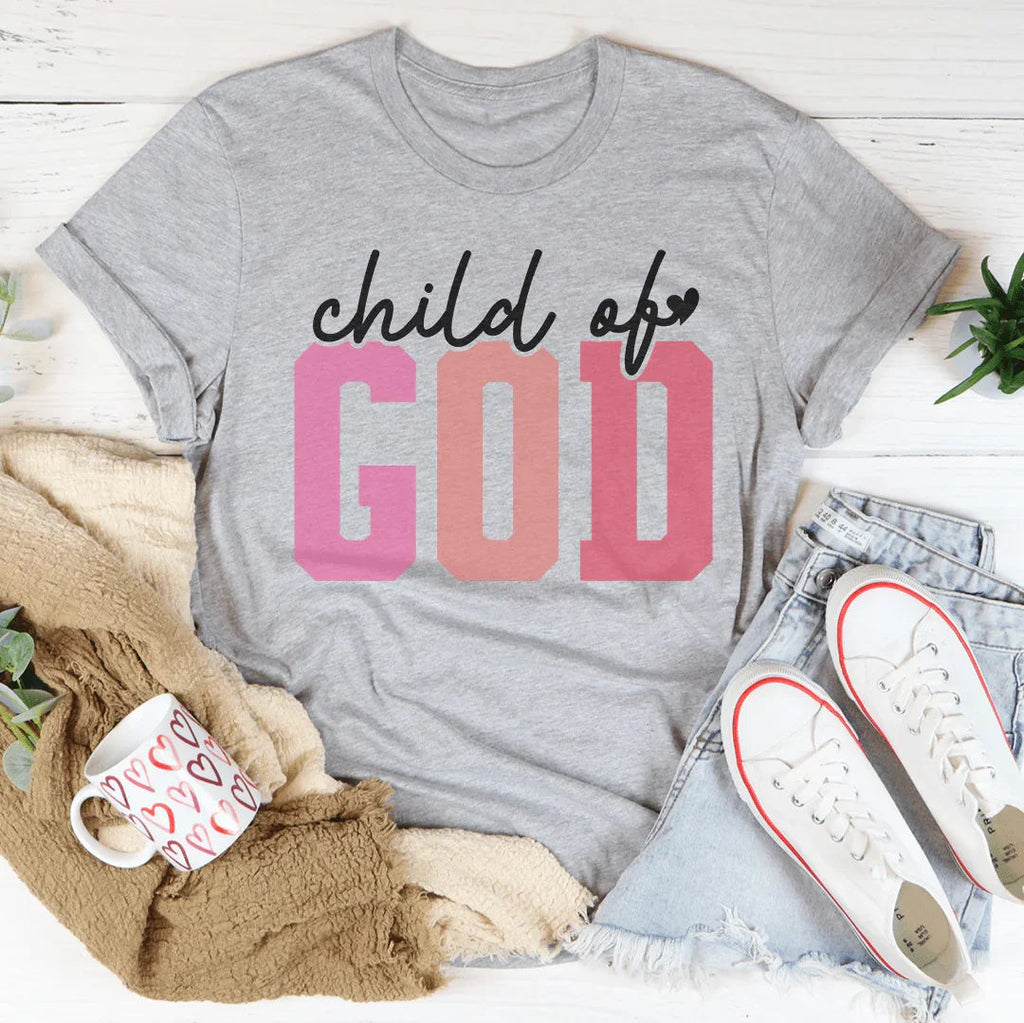Child of God Tee Peachy Sunday