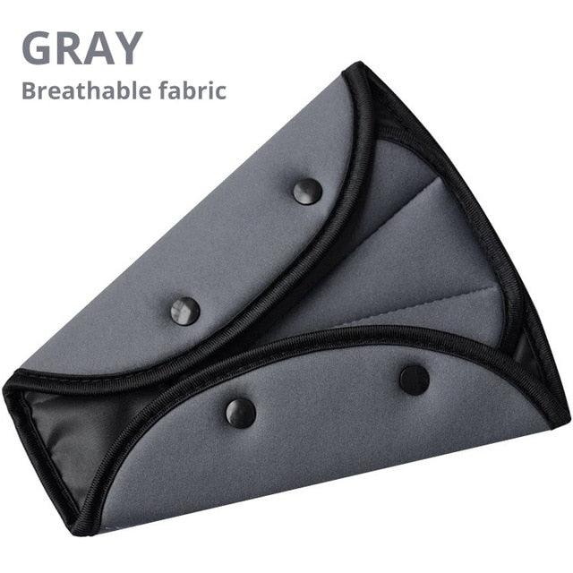 Child Seat Belt Adjustment Holder Car Anti-Neck Neck Baby Shoulder Cover Seat Belt Car Safe Seat Belt Cover Soft Adjustable Children Safety Belt Fixer Triangle Anti-ledge For Child Neck Protection Belts Seat Positioner Child Seatbelt for Kids Safety