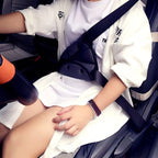 Child Seat Belt Adjustment Holder Car Anti-Neck Neck Baby Shoulder Cover Seat Belt Car Safe Seat Belt Cover Soft Adjustable Children Safety Belt Fixer Triangle Anti-ledge For Child Neck Protection Belts Seat Positioner Child Seatbelt for Kids Safety