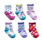 Children Cotton  6 Pairs/Set Anti-slip Socks For Boys Girl Rubber Kid Floor Sock With Grips For 0 To 6 Years Kids Stevvex