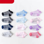 Children Cotton  6 Pairs/Set Anti-slip Socks For Boys Girl Rubber Kid Floor Sock With Grips For 0 To 6 Years Kids Stevvex