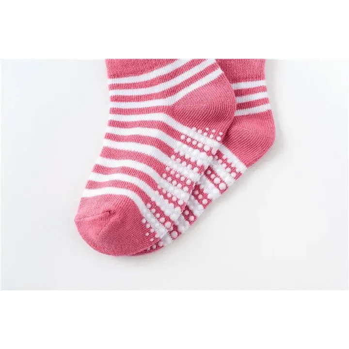 Children Cotton  6 Pairs/Set Anti-slip Socks For Boys Girl Rubber Kid Floor Sock With Grips For 0 To 6 Years Kids Stevvex
