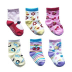 Children Cotton  6 Pairs/Set Anti-slip Socks For Boys Girl Rubber Kid Floor Sock With Grips For 0 To 6 Years Kids Stevvex