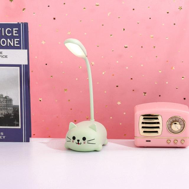 Children Desk Lamp LED Bedside Table Lamp Flexo Balance Light Gooseneck Drawing Iluminaria For Study Badroom Decor Cute Bear Cute Study Lamps for Bedroom Décor Stevvex