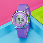 Children Digital LED Fashion Sport Watch Cute Wrist Watch Waterproof Kids Watch Sport Multi Function 50M Waterproof LED Alarm Stopwatch Digital Child Wristwatch For Boy Girl Stevvex