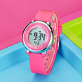 Children Digital LED Fashion Sport Watch Cute Wrist Watch Waterproof Kids Watch Sport Multi Function 50M Waterproof LED Alarm Stopwatch Digital Child Wristwatch For Boy Girl Stevvex