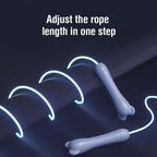 Children Jump Ropes Adjustable Night Glowing Skipping Rope LED Light Up Adult Kids Jump Skipping Rope Fitness Cordless Jump Rope For Kids Glowing Jump Rope Adjustable Skipping Rope Fitness Exercise Jump Ropes For Home Workout Stevvex