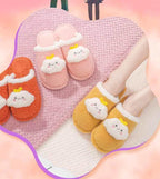 Children's Cotton Slippers Boys And Girls Home Furry Shoes Indoor Warm Shoes Winter Non-slip Cotton Shoes Furry Slippers Memory Foam Anti-Slip House Shoes Comfortable Cotton Slippers Home Bedroom Shoes Stevvex