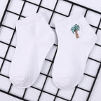 Children's Cotton Socks Cute Cartoon Fruit Embroidery Socks Comfortable Cartoon Socks Combed Out Of Pure Cotton Soft Comfortable Crew Socks For Kids Stevvex