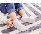 Children's Cotton Socks Cute Cartoon Fruit Embroidery Socks Comfortable Cartoon Socks Combed Out Of Pure Cotton Soft Comfortable Crew Socks For Kids Stevvex