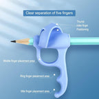 Children's Writing Posture Pen Holder Soft Silicone Pencil Holder for Kids Learning Aid Grip Posture Correction Stationery Gift Kids Handwriting Aid Correction Tool Stevvex
