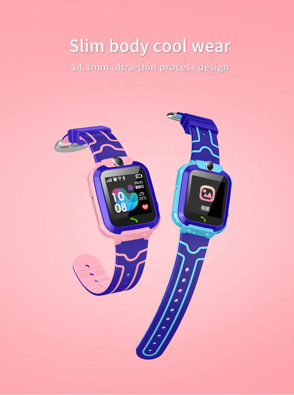 Childrens Smart Watch Kids Phone Watch Smartwatch For Boys Girls With Sim Card Photo Waterproof Smartwatches With Tracker HD Touch Screen For Kids Games Alarm Clock Camera Digital Wrist Watch Smartwatch Christmas Birthday Gifts Stevvex