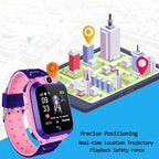 Childrens Smart Watch Kids Phone Watch Smartwatch For Boys Girls With Sim Card Photo Waterproof Smartwatches With Tracker HD Touch Screen For Kids Games Alarm Clock Camera Digital Wrist Watch Smartwatch Christmas Birthday Gifts Stevvex