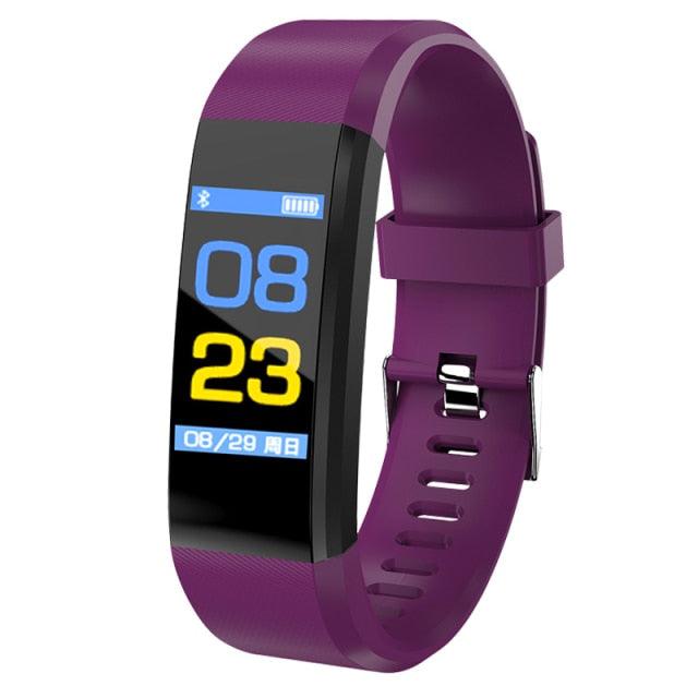 Childrens Sports Watch LED Display Touch Color Screen Top Electronic Watch Waterproof Heart Rate Pedometer Fitness Tracker Heart Rate Sleep And Stress Monitoring Water Resistant Fitness Watch Stevvex