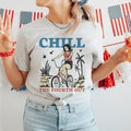 Chill The Fourth Out Tee Peachy Sunday