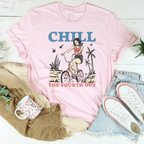 Chill The Fourth Out Tee Peachy Sunday
