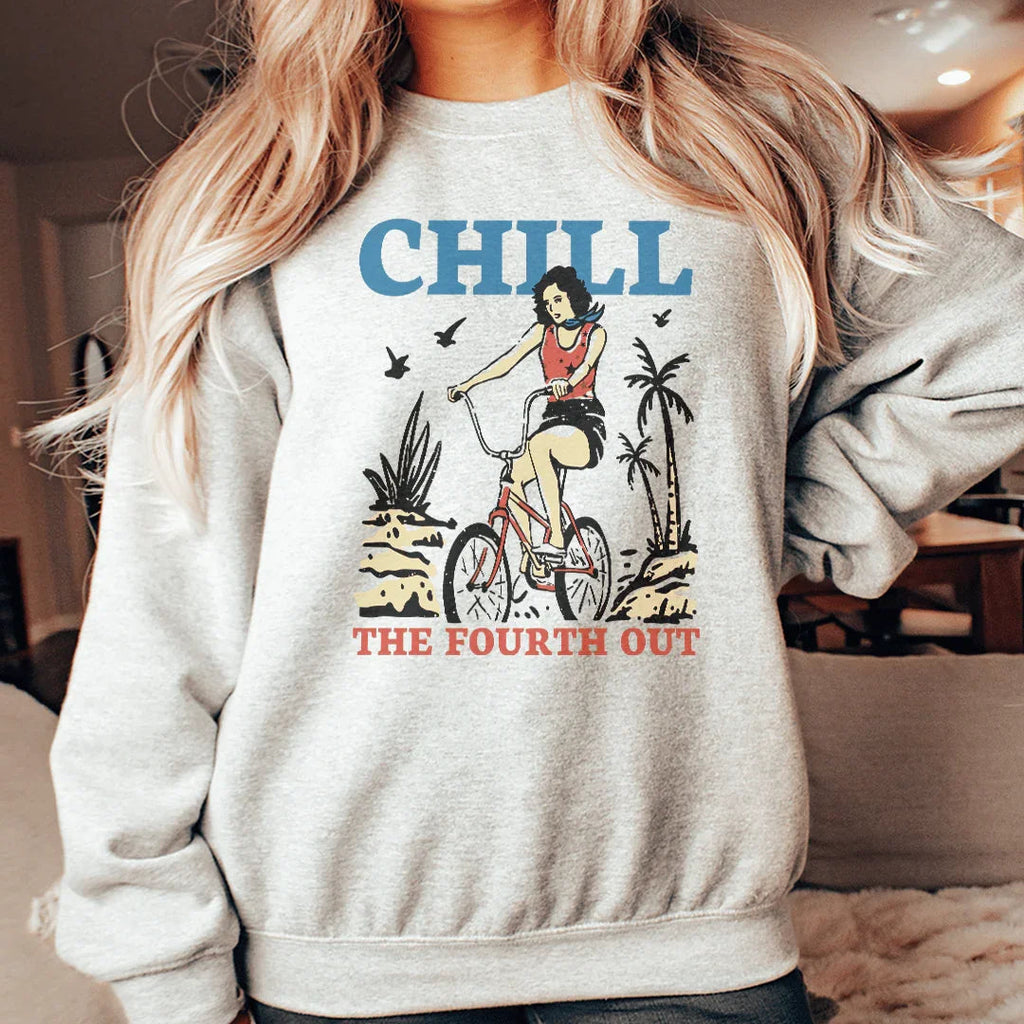 Chill The Fourth Out Tee Peachy Sunday
