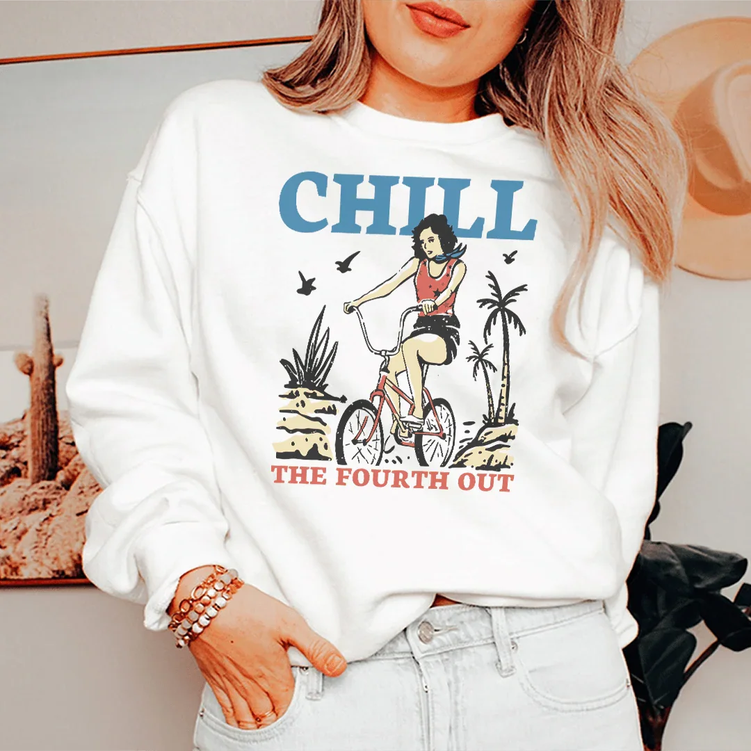 Chill The Fourth Out Tee Peachy Sunday