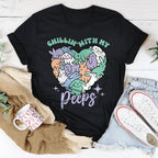 Chillin With My Peeps Tee Peachy Sunday