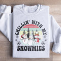Chillin' With My Snowmies Sweatshirt Peachy Sunday