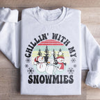 Chillin' With My Snowmies Sweatshirt Peachy Sunday