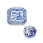 Chinoiserie Soap And Trinket Dish Set - Decorative Ceramic Soap Tray Gift BandsCo Straps