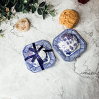 Chinoiserie Soap And Trinket Dish Set - Decorative Ceramic Soap Tray Gift BandsCo Straps